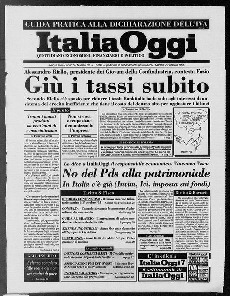 Italia oggi : quotidiano di economia finanza e politica